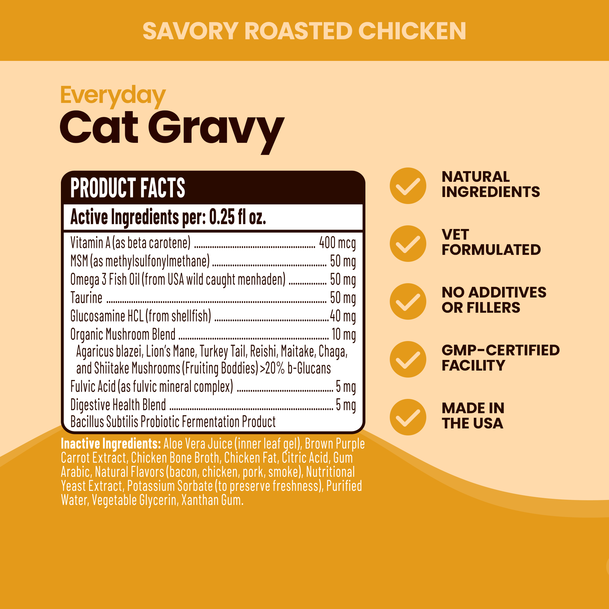 Everyday Cat Gravy - Savory Roasted Chicken